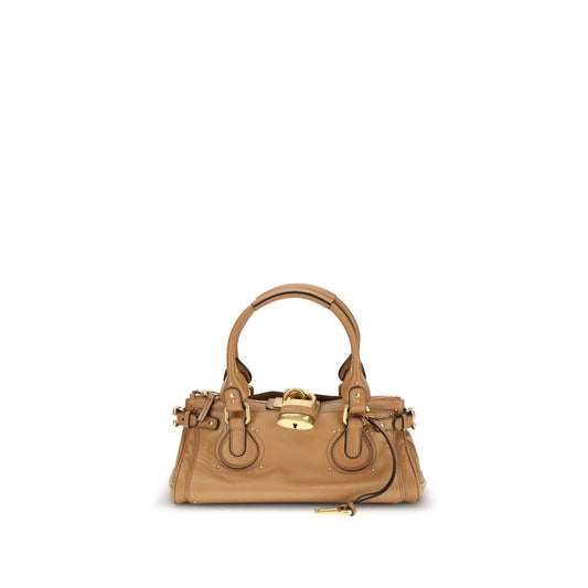 Chloé Tan Brown Paddington Leather Shoulder Bag