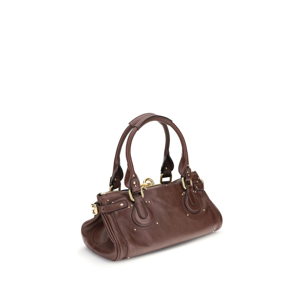 Chloé Bordeaux Leather Paddington Bag