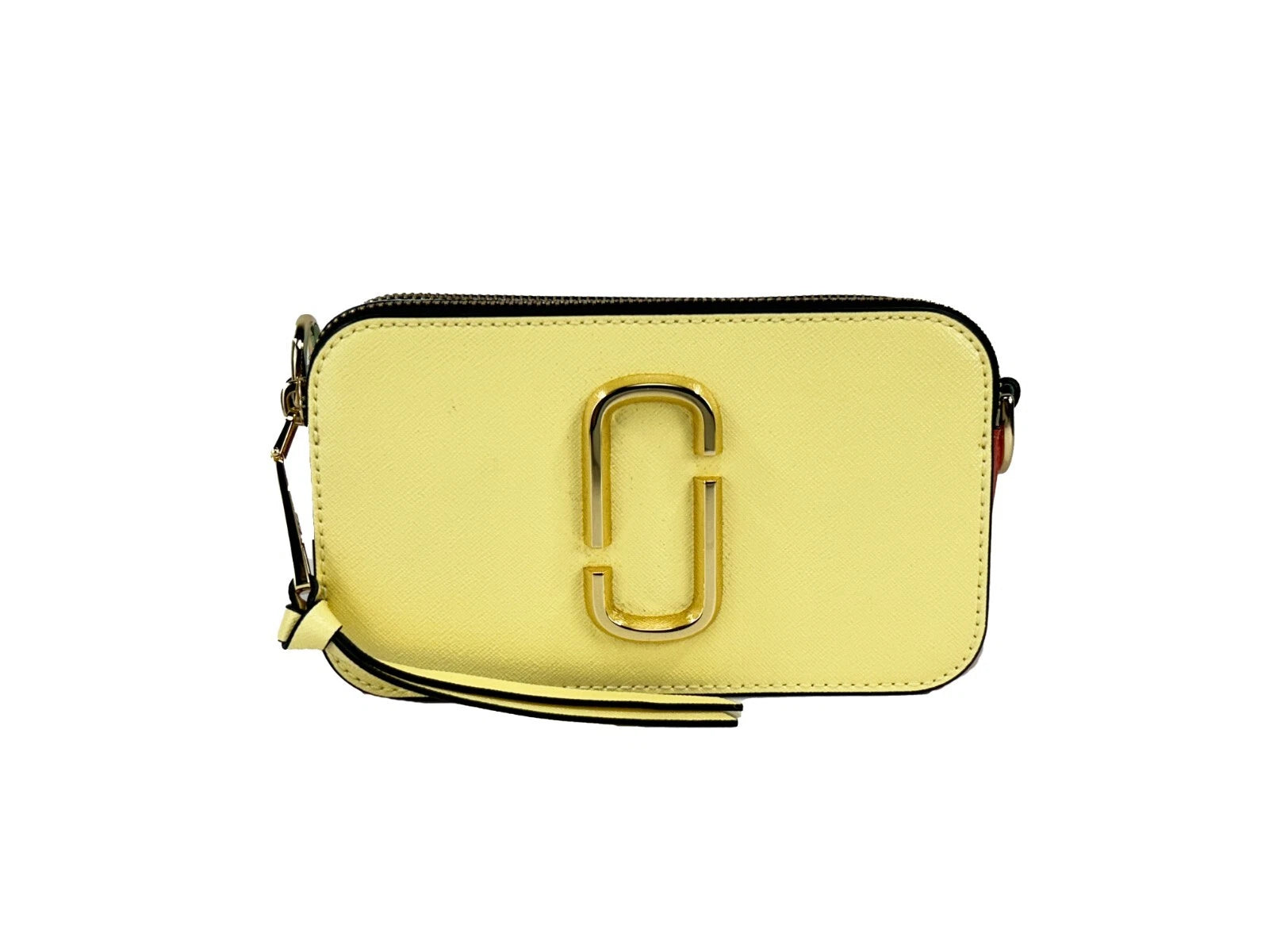 Marc Jacobs The Snapshot Crossbody Bag in Pastel Yellow Multi