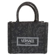 Versace Women’s Extra Small Athena Shopping Bag in Black