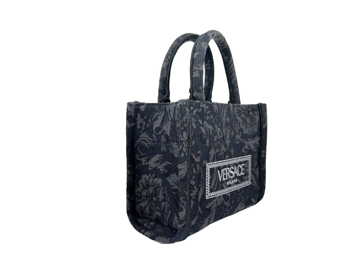 Versace Women’s Extra Small Athena Shopping Bag in Black
