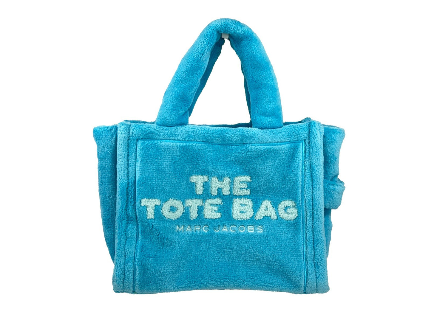 Marc Jacobs The Small Terry Tote Bag Crossbody Purse in Pool Blue
