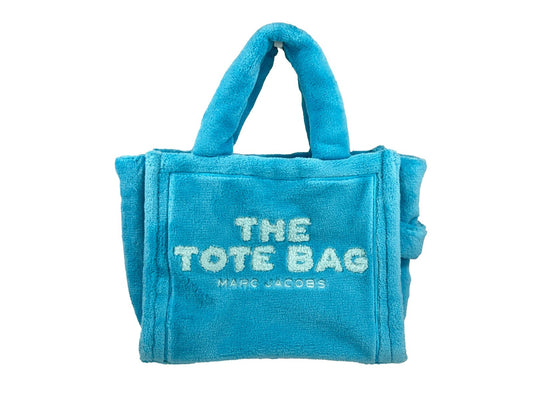 Marc Jacobs The Small Terry Tote Bag Crossbody Purse in Pool Blue