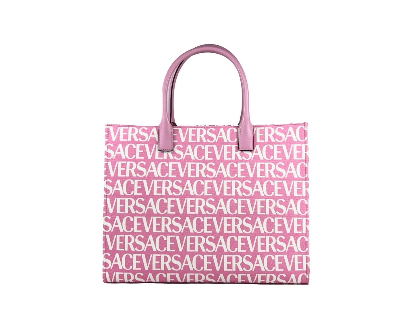 Versace Medusa Large Canvas Tote Bag - Baby Pink