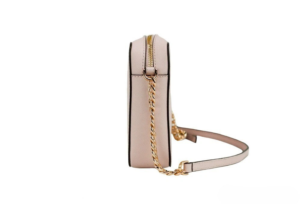 Michael Kors Adult Saffiano Leather East West Crossbody Handbag - Blush