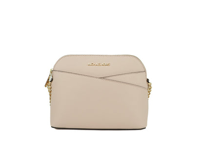 Michael Kors Women’s Jet Set Travel Dome Leather Crossbody Bag