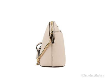 Michael Kors Women’s Jet Set Travel Dome Leather Crossbody Bag