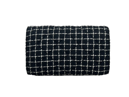 Versace Medusa Tweed Wallet On A Chain Crossbody Bag
