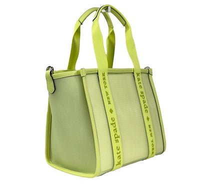 Kate Spade Canvas Kip Small Tote Crossbody Bag - Melon Rind