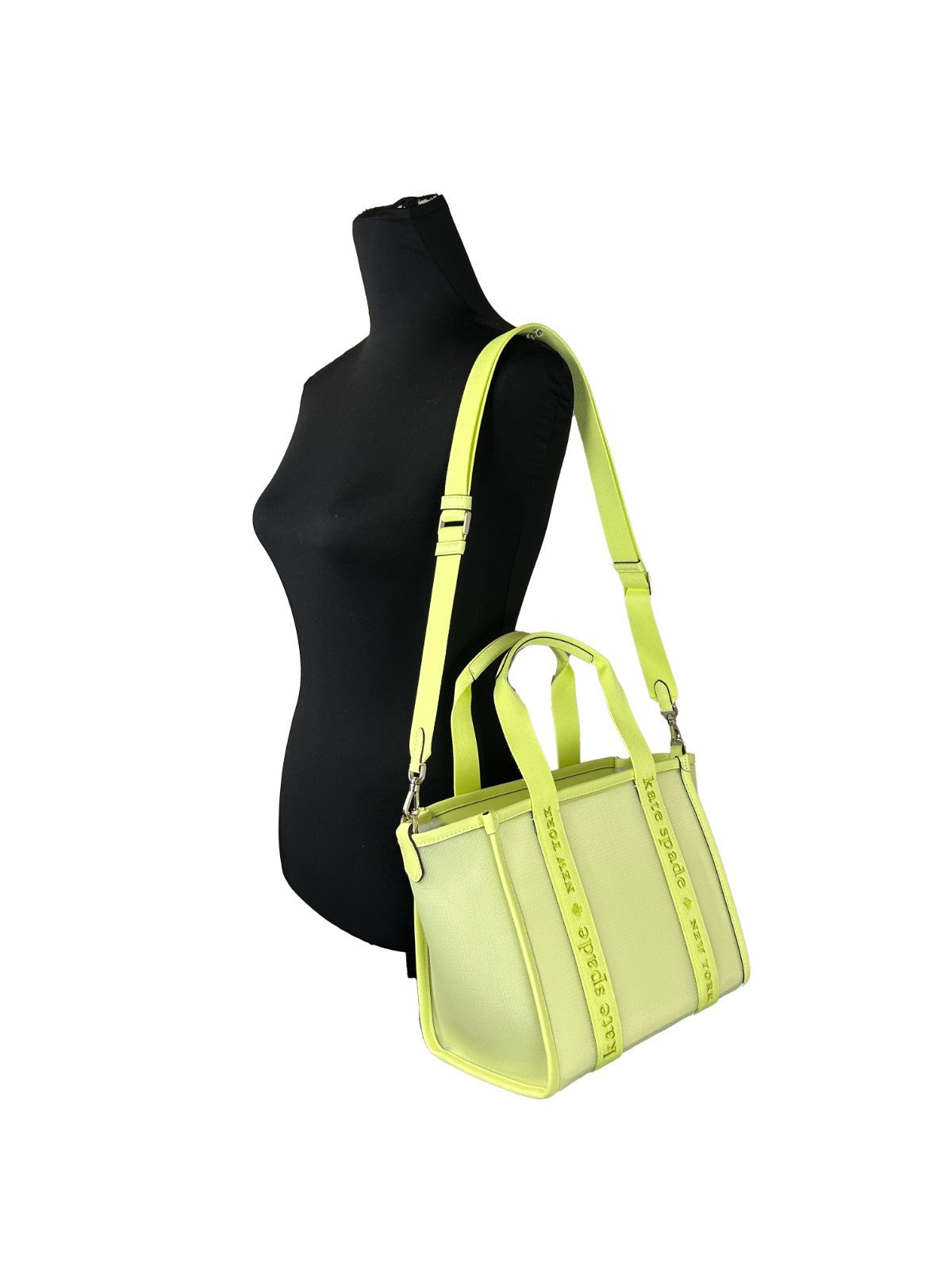 Kate Spade Canvas Kip Small Tote Crossbody Bag - Melon Rind