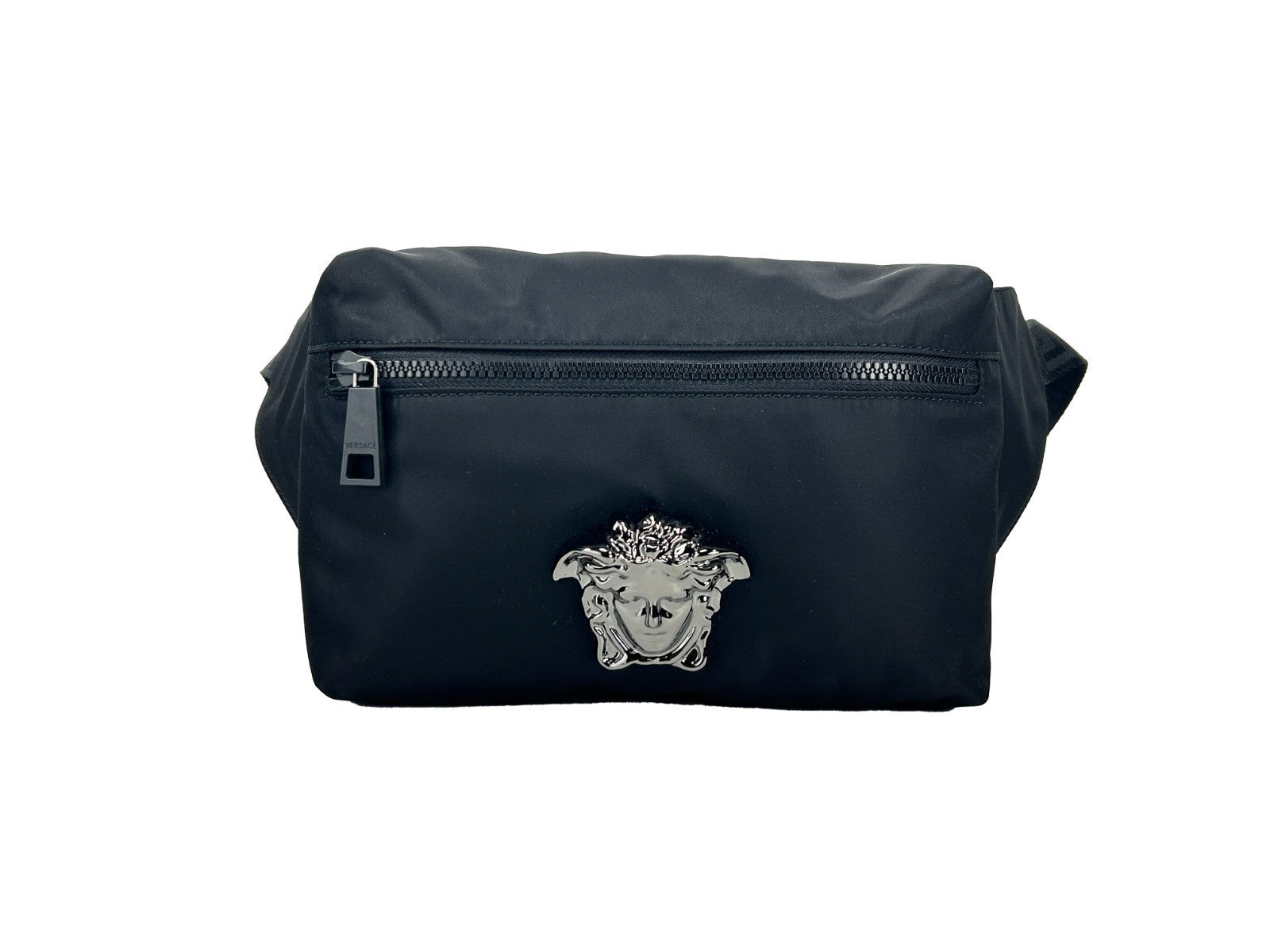 Versace Medusa Black Nylon Belt Bag