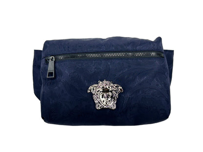 Versace Medusa Navy Nylon Belt Bag - The Ultimate Statement Accessory