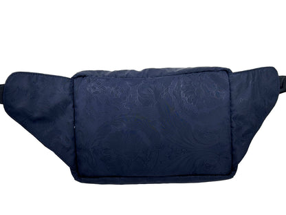 Versace Medusa Navy Nylon Belt Bag - The Ultimate Statement Accessory