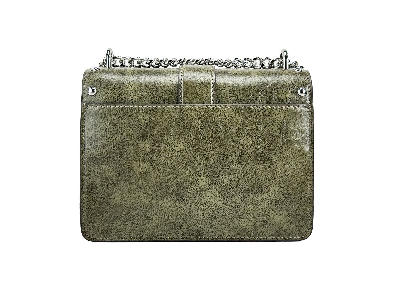 Michael Kors Greenwich Small Flap Shoulder Crossbody Bag - Olive Green