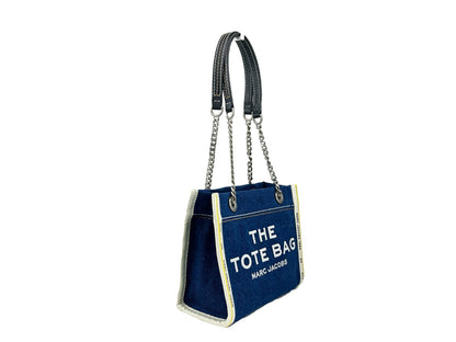 Marc Jacobs Denim Chain Small The Tote Bag