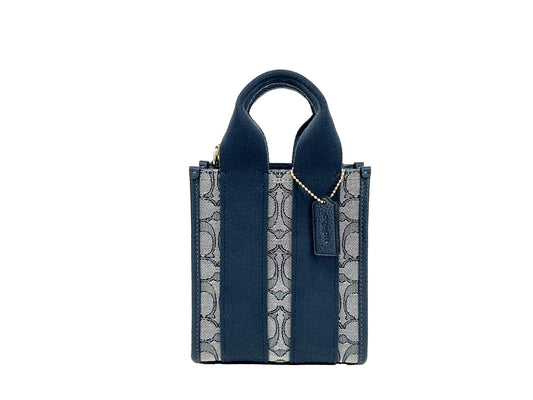 Coach Smith Mini Tote Bag Crossbody in Midnight Navy
