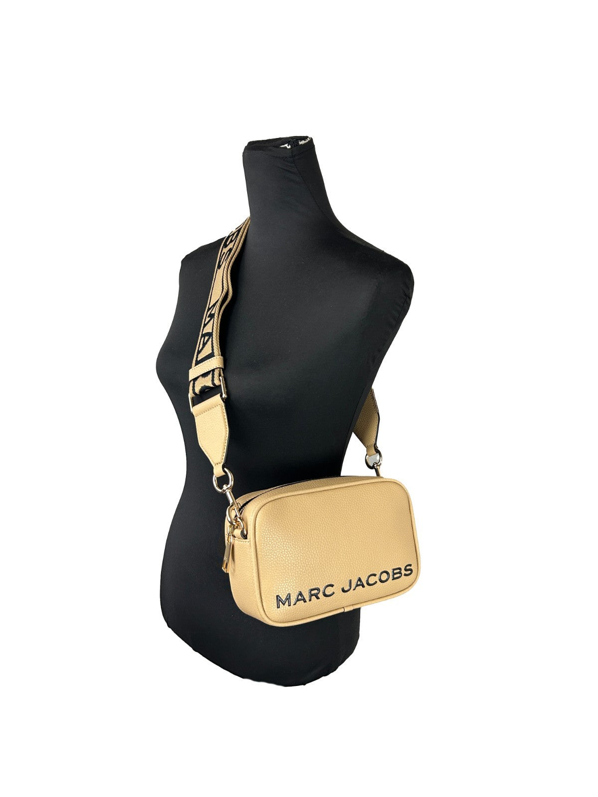 Marc Jacobs Flash Leather Camera Crossbody Bag - Iced Coffee