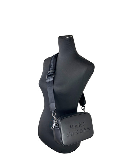 Marc Jacobs Flash Leather Camera Crossbody Bag - Black