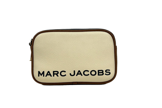 Marc Jacobs Flash Leather Camera Crossbody Bag - Marshmellow