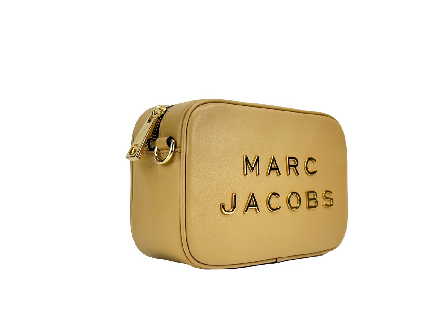 Marc Jacobs Flash Leather Camera Crossbody Bag - Ice Coffee