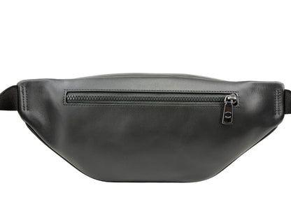 COACH Coach Racer Signature Fanny Belt Bag in Black/Charcoal