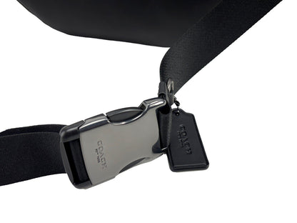 COACH Coach Racer Signature Fanny Belt Bag in Black/Charcoal