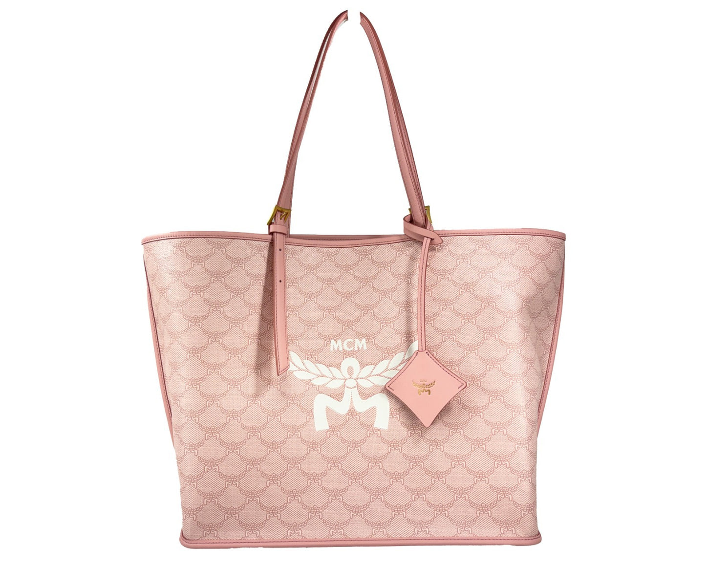 MCM Medium Himmel Shopper - Stylish Pink Tote Bag