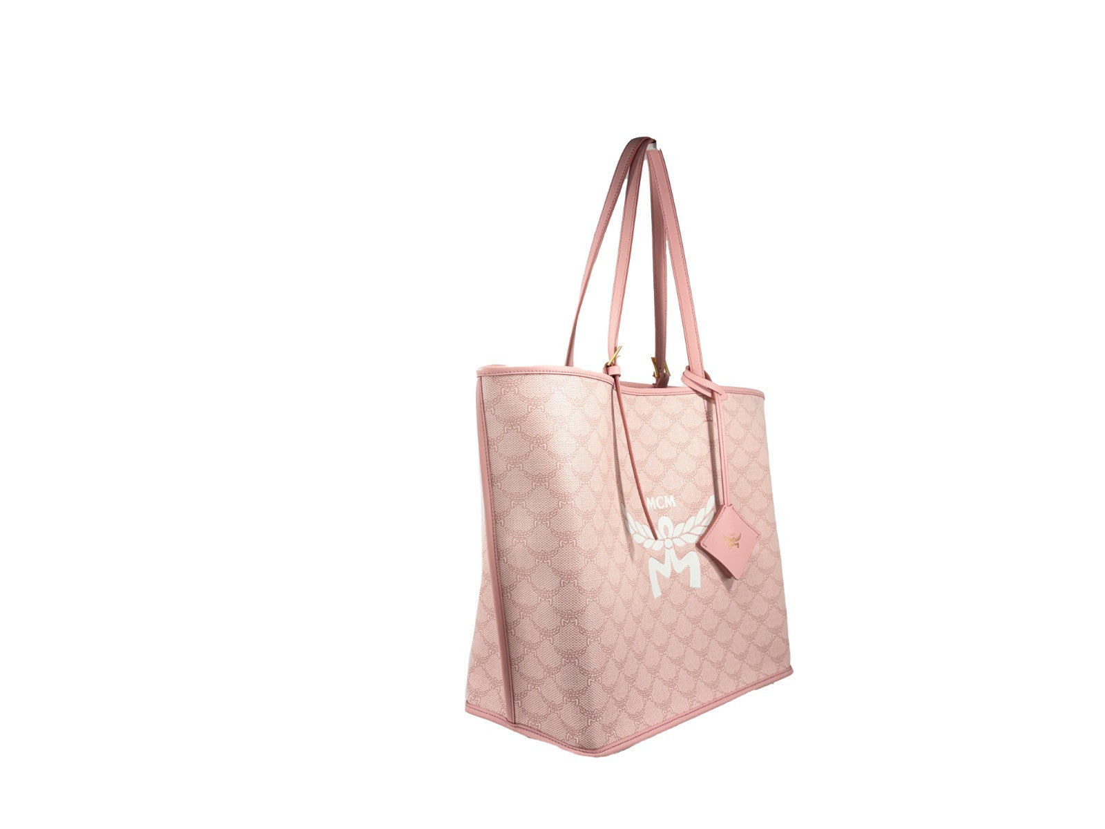 MCM Medium Himmel Shopper - Stylish Pink Tote Bag
