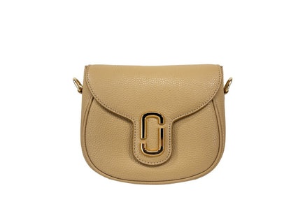 Marc Jacobs Leather Saddle Crossbody Bag in Camel
