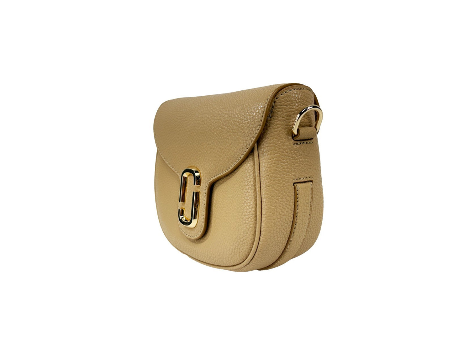 Marc Jacobs Leather Saddle Crossbody Bag in Camel