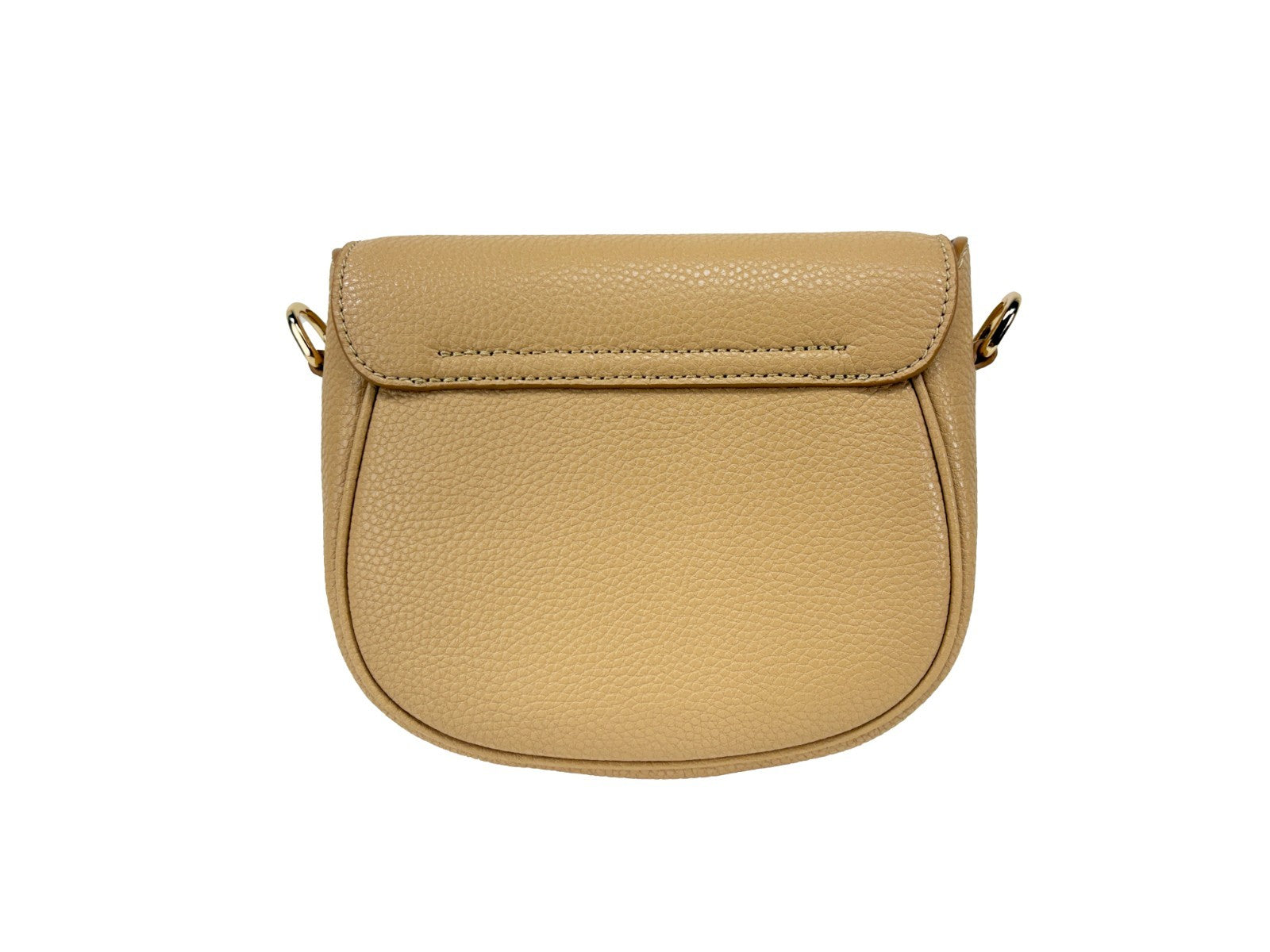 Marc Jacobs Leather Saddle Crossbody Bag in Camel