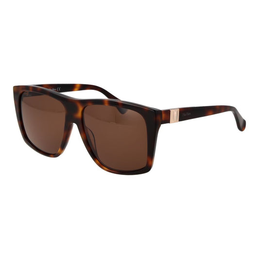 Max Mara Women’s Sunglasses – Brown Square Frame, Brown Lenses