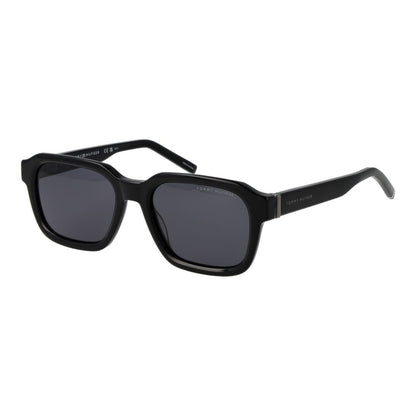 Tommy Hilfiger Men’s Sunglasses – Black Acetate Frame, Grey Lenses