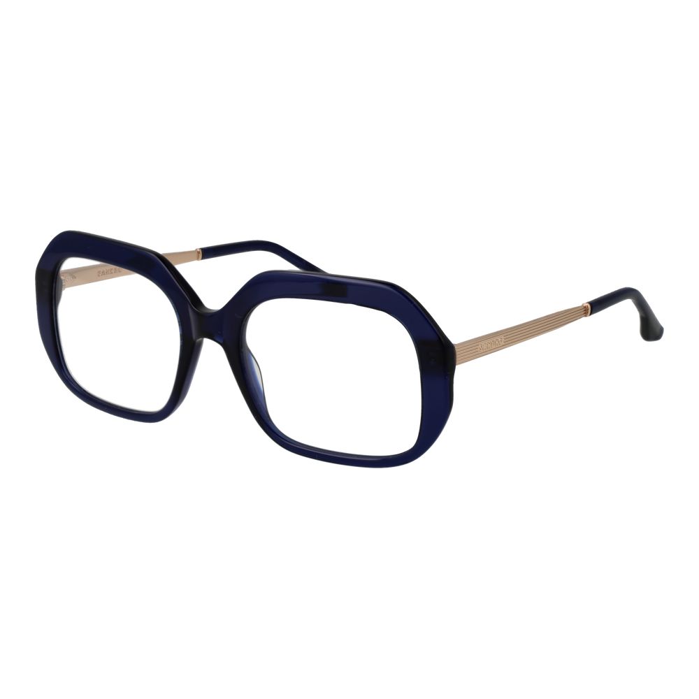 Sandro Women's Blue Acetate Optical Glasses – Square Frames