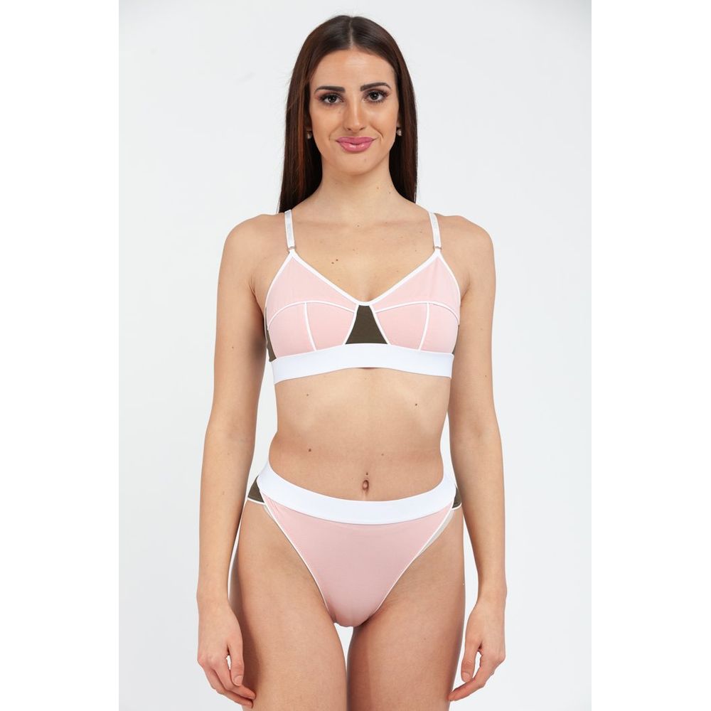 Moschino Pink Cotton Bra