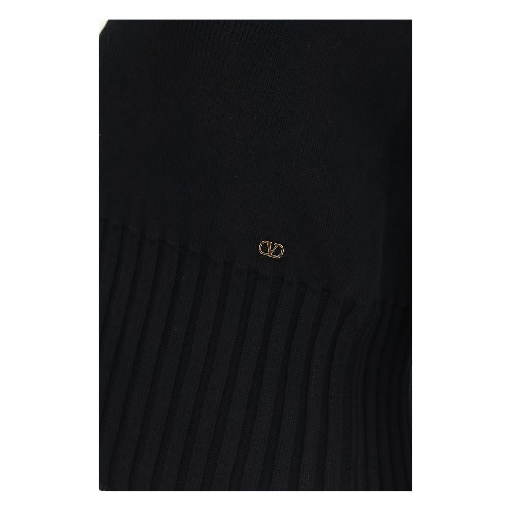 Valentino Black & White Cotton Cardigan