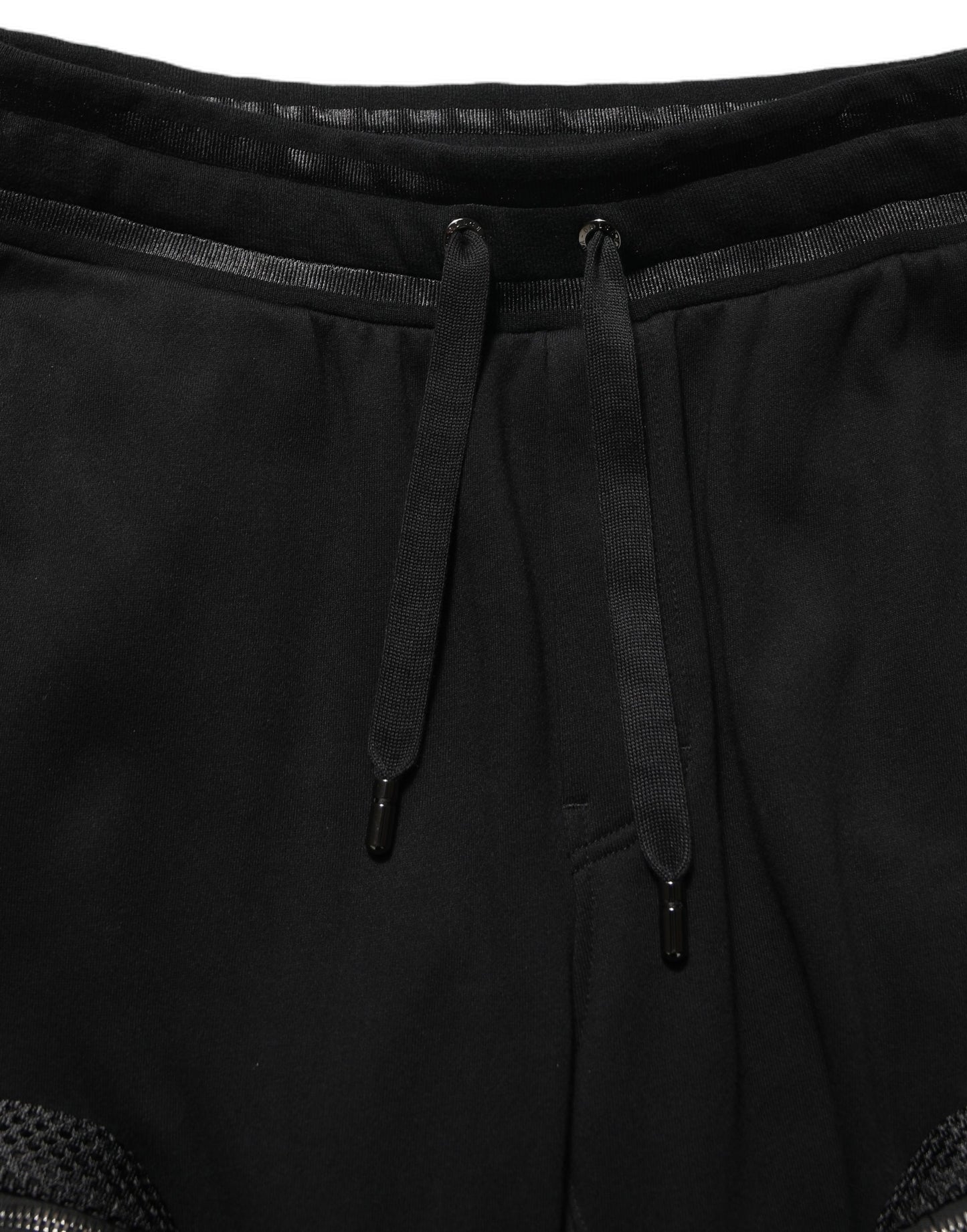 Dolce & Gabbana Black Mid Waist Cargo Jogger Sweatpants