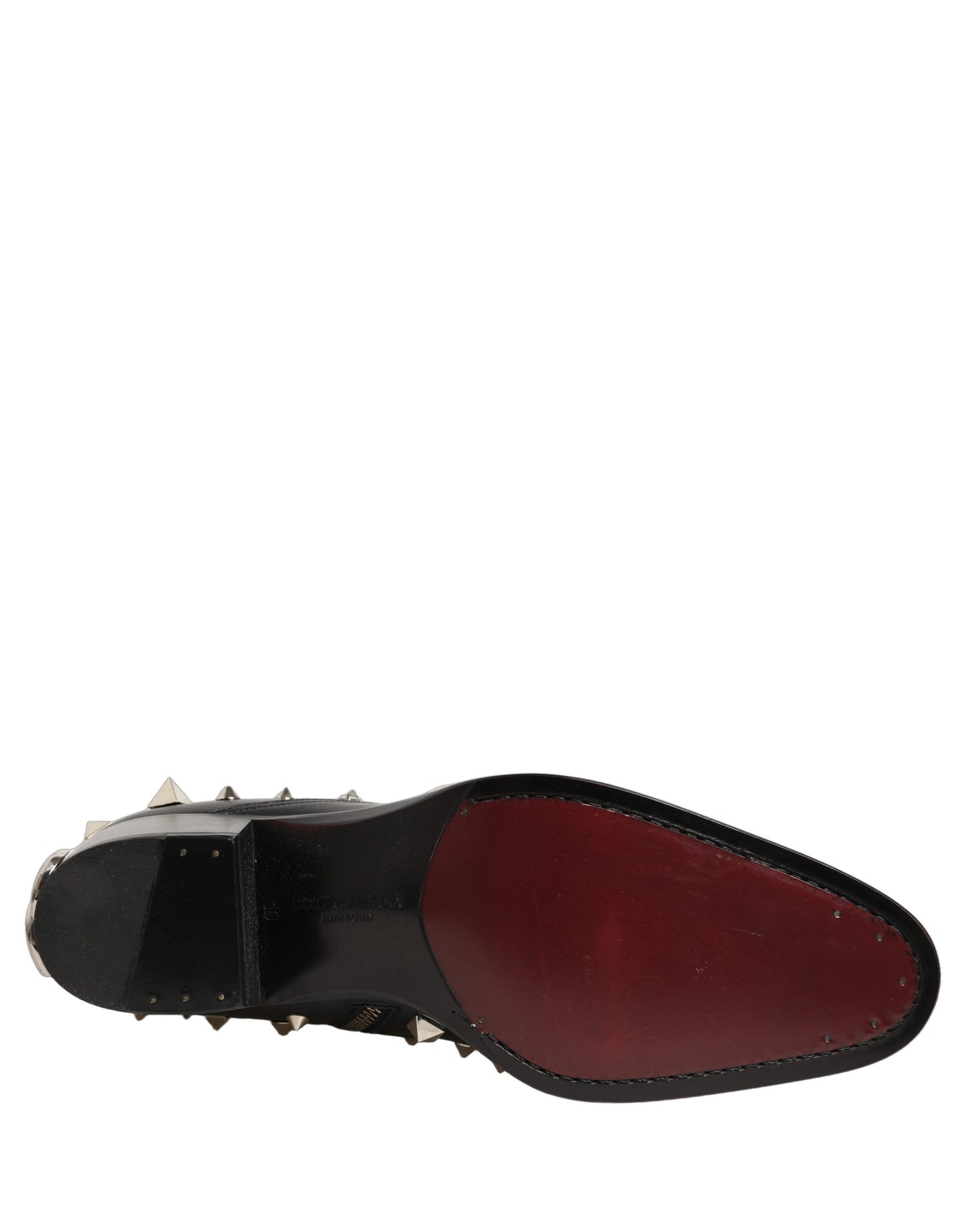 Dolce & Gabbana Black Crystal Embellished Short Boots