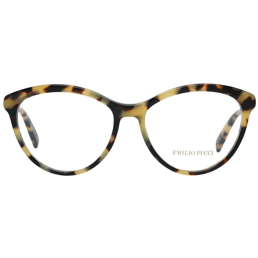 Emilio Pucci Women's Optical Glasses – Brown Metal Frame, 53mm