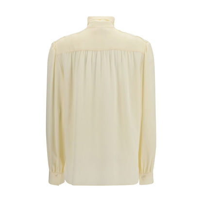 Chloé Beige Pussy Bow Blouse