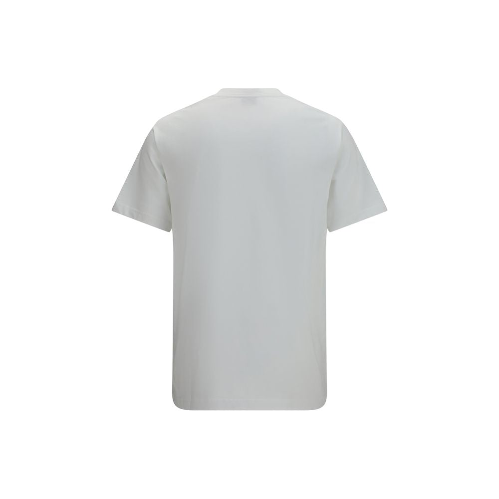 Kenzo Embroidered Signature White Cotton T-Shirt