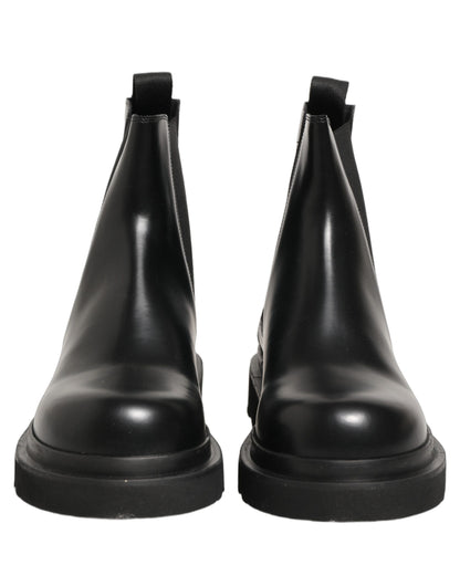 Dolce & Gabbana Black Chelsea Boots for Men