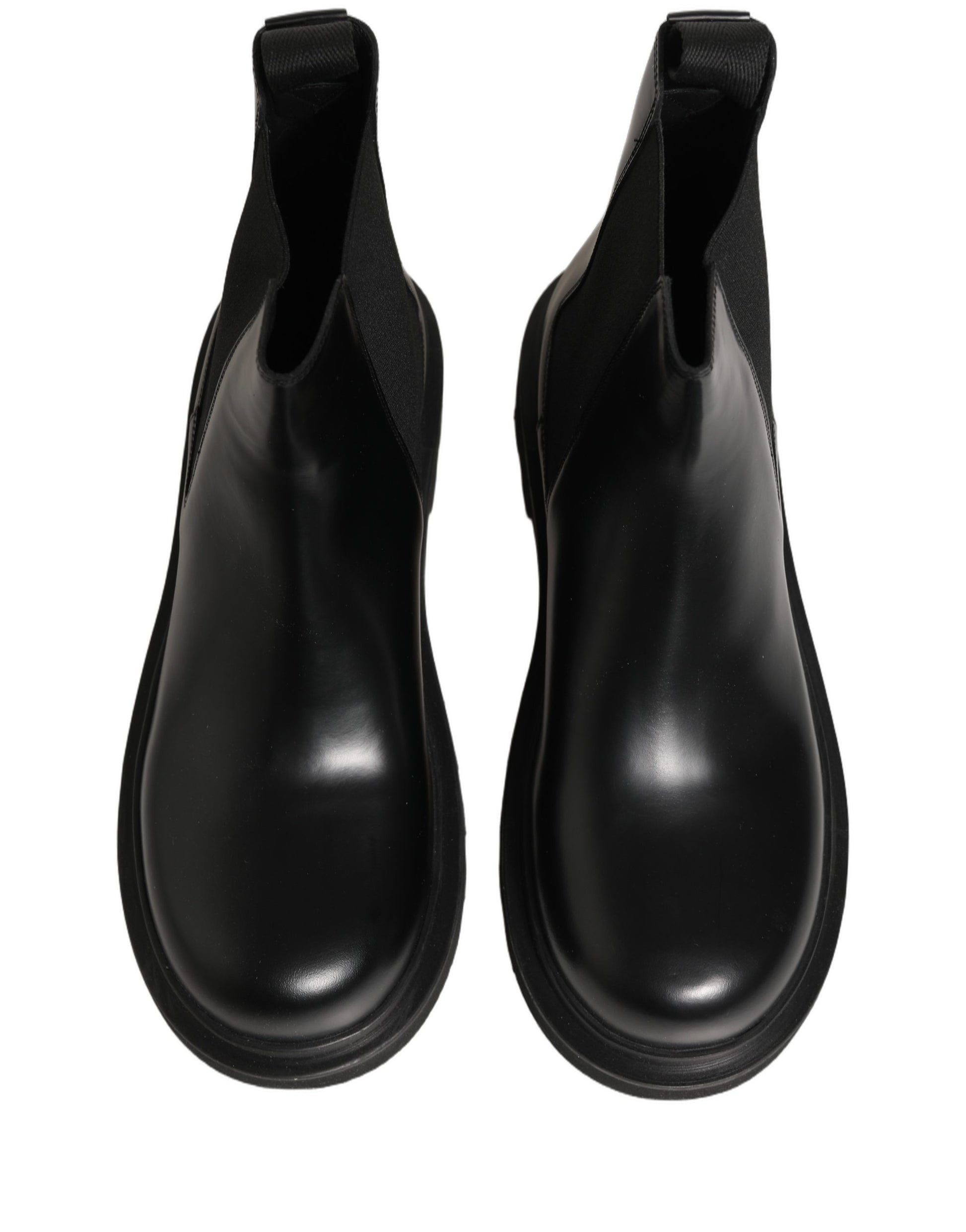 Dolce & Gabbana Black Chelsea Boots for Men
