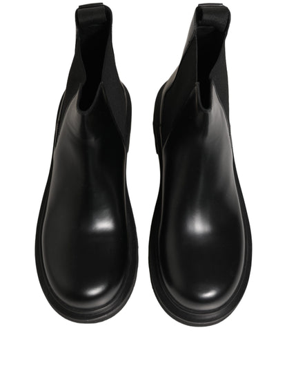 Dolce & Gabbana Black Chelsea Boots for Men