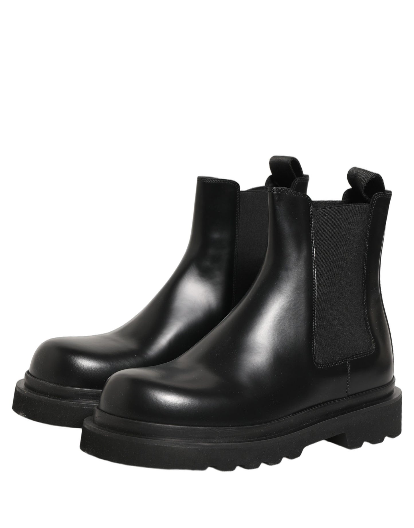 Dolce & Gabbana Black Chelsea Boots for Men