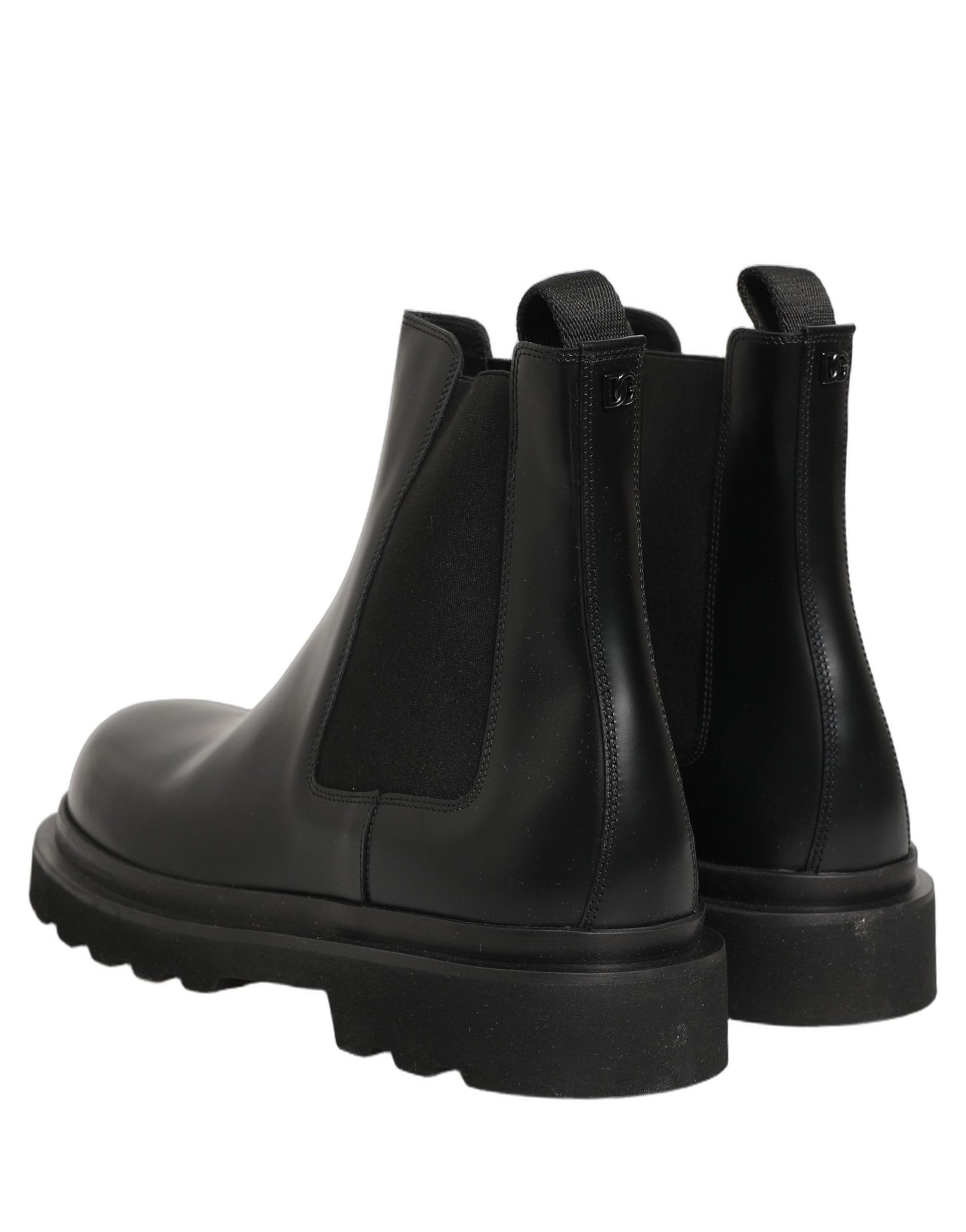 Dolce & Gabbana Black Chelsea Boots for Men