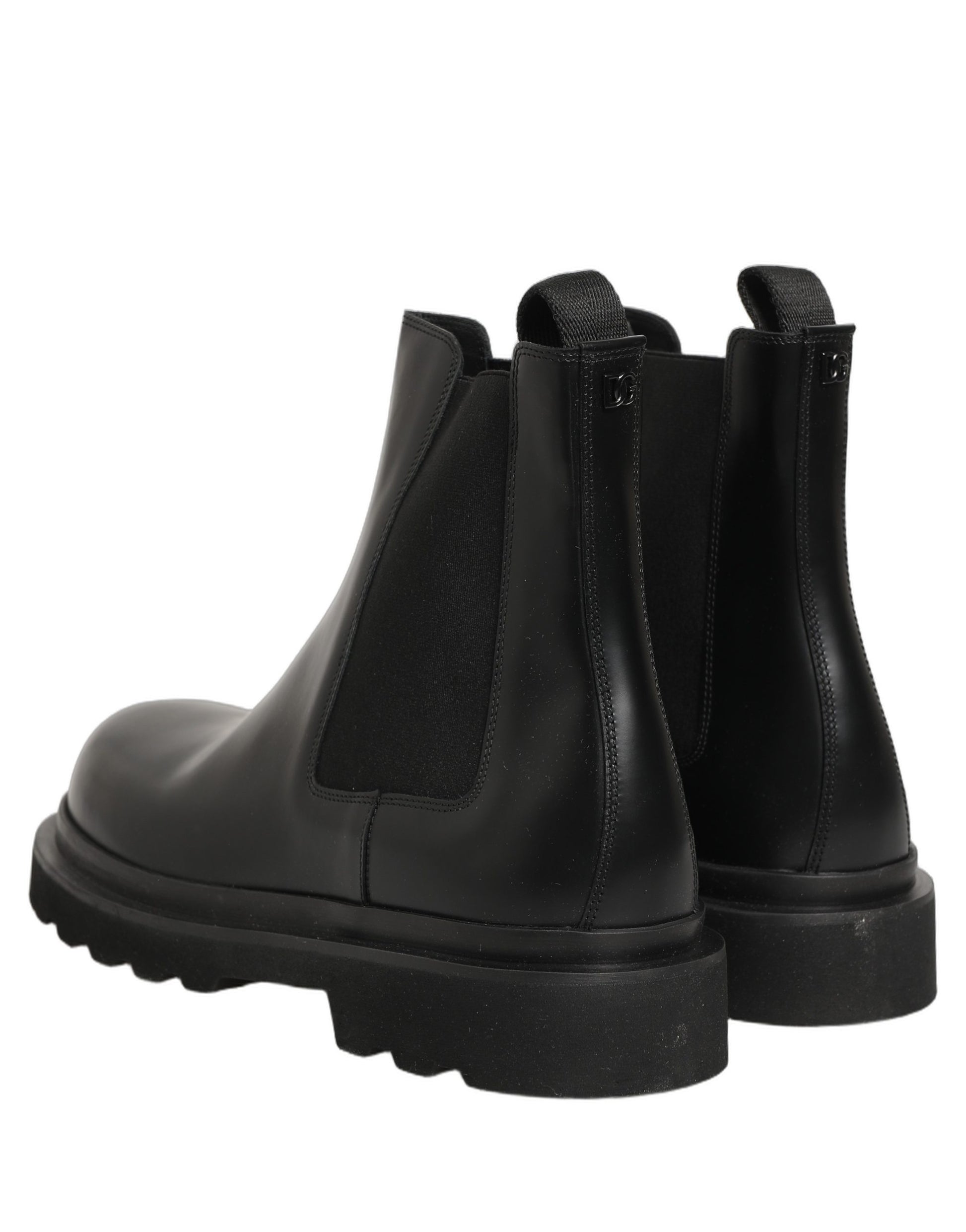 Dolce & Gabbana Black Chelsea Boots for Men