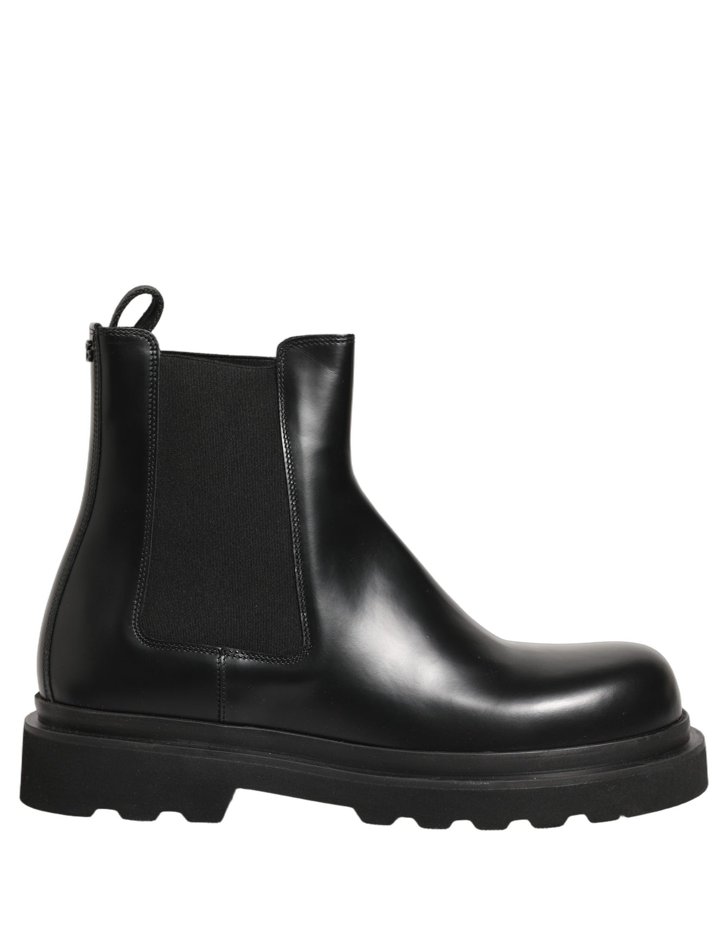 Dolce & Gabbana Black Chelsea Boots for Men