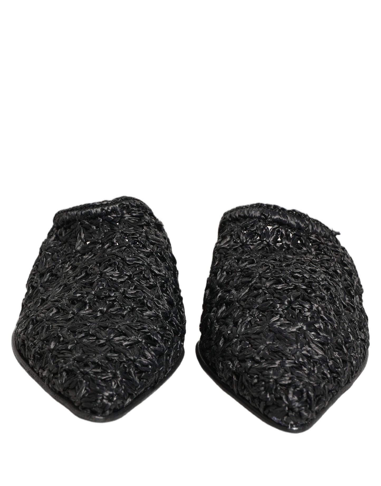 Dolce & Gabbana Black Mules: Luxurious Italian Slides for Men