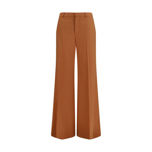 Chloé Orange High Waisted Flared Pants